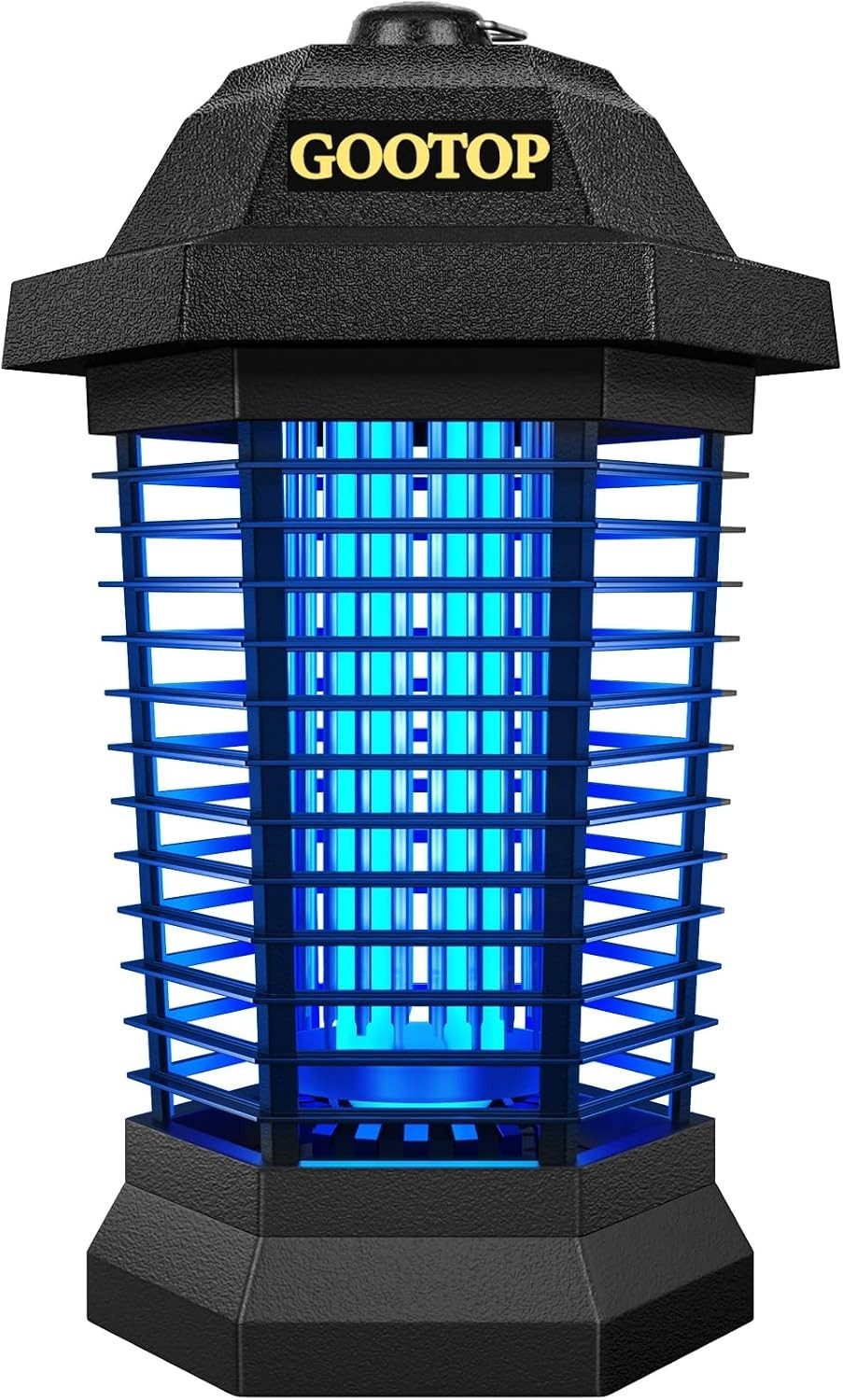 Black Vintage Bug Zapper – Versatile Indoor/Outdoor Electric Insect Exterminator