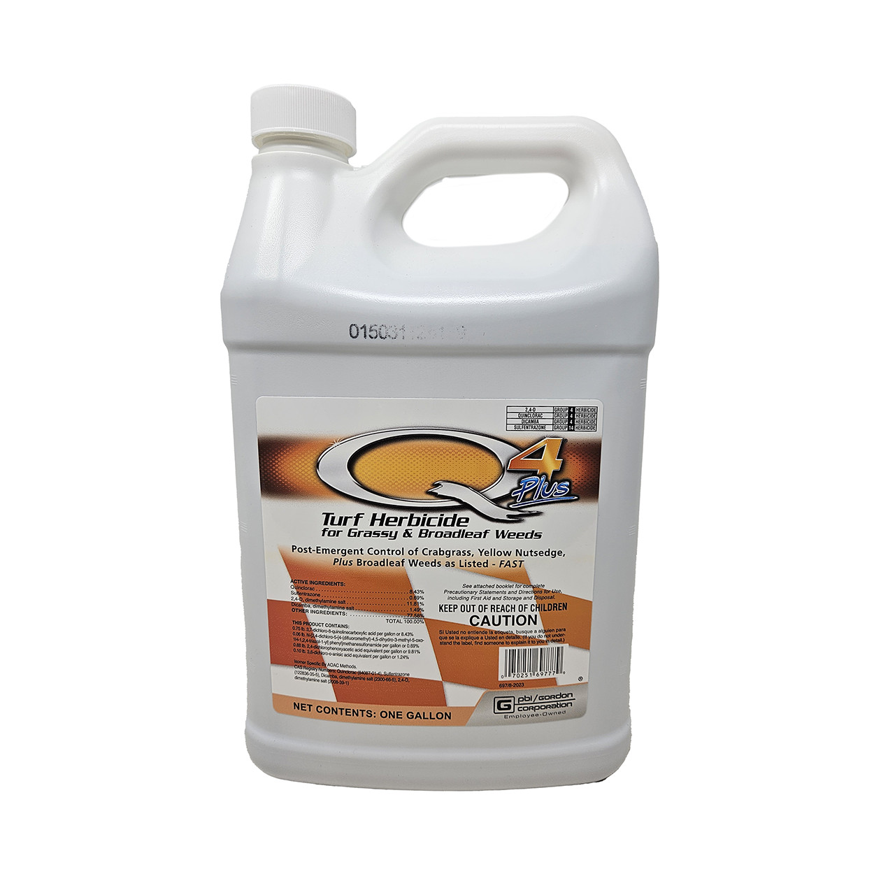 Q4 Plus Turf Herbicide with Four Active Ingredients 128 fl oz by PBI Gordon