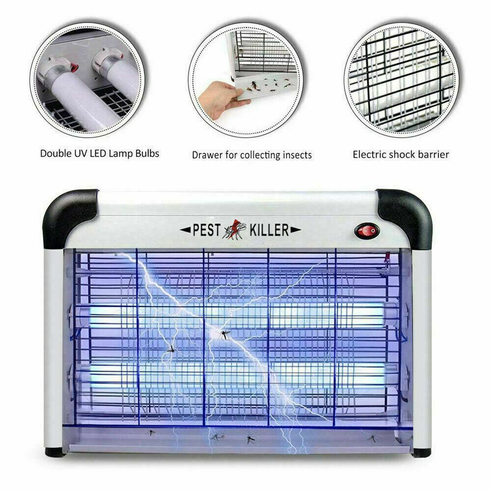 Lamp Insect Killer Mosquito Zapper Bug Pest Fly Trap Electric Indoor Light Lawn