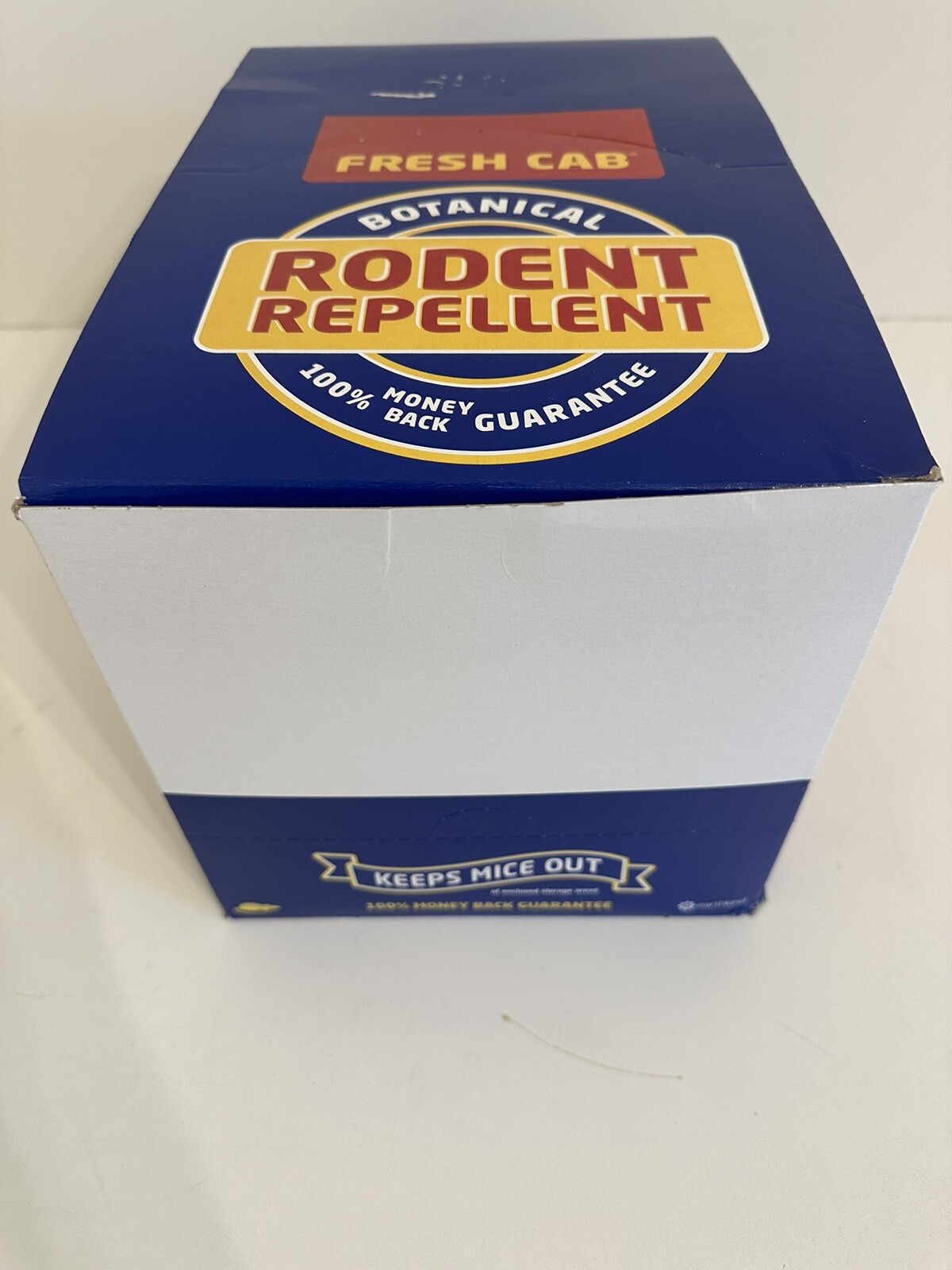 (12) Fresh Cab 4 Pouch Pack Botanical Mouse Rodent Control Repellent No Chemical