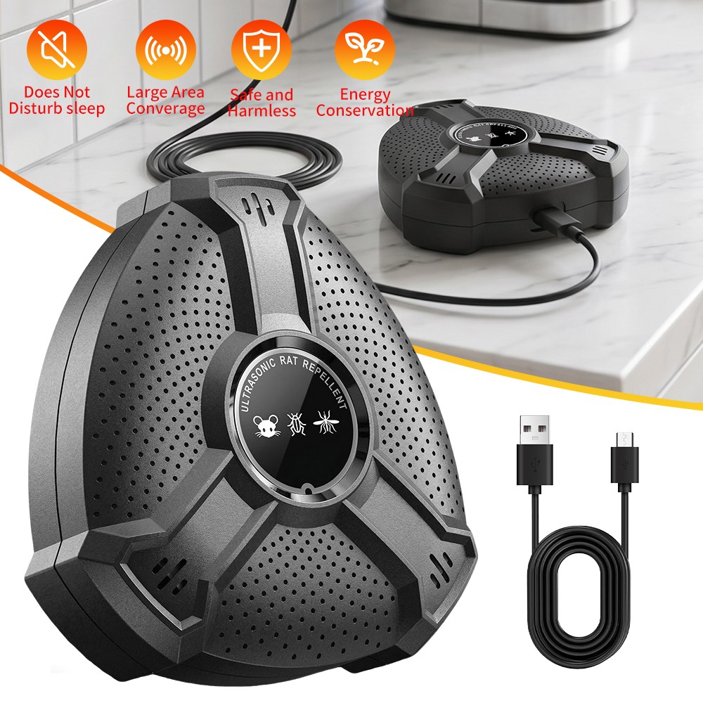 Electronic Ultrasonic Pest Insect Rodent Repeller Plug-In Mice Rat Cockroach Bug