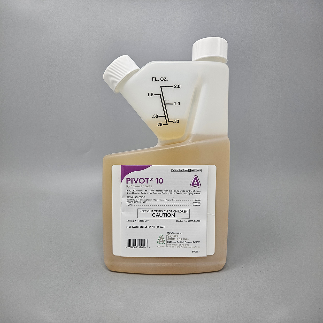 Pivot 10 IGR Concentrate – 16 fl oz Bottle by Control Solutions