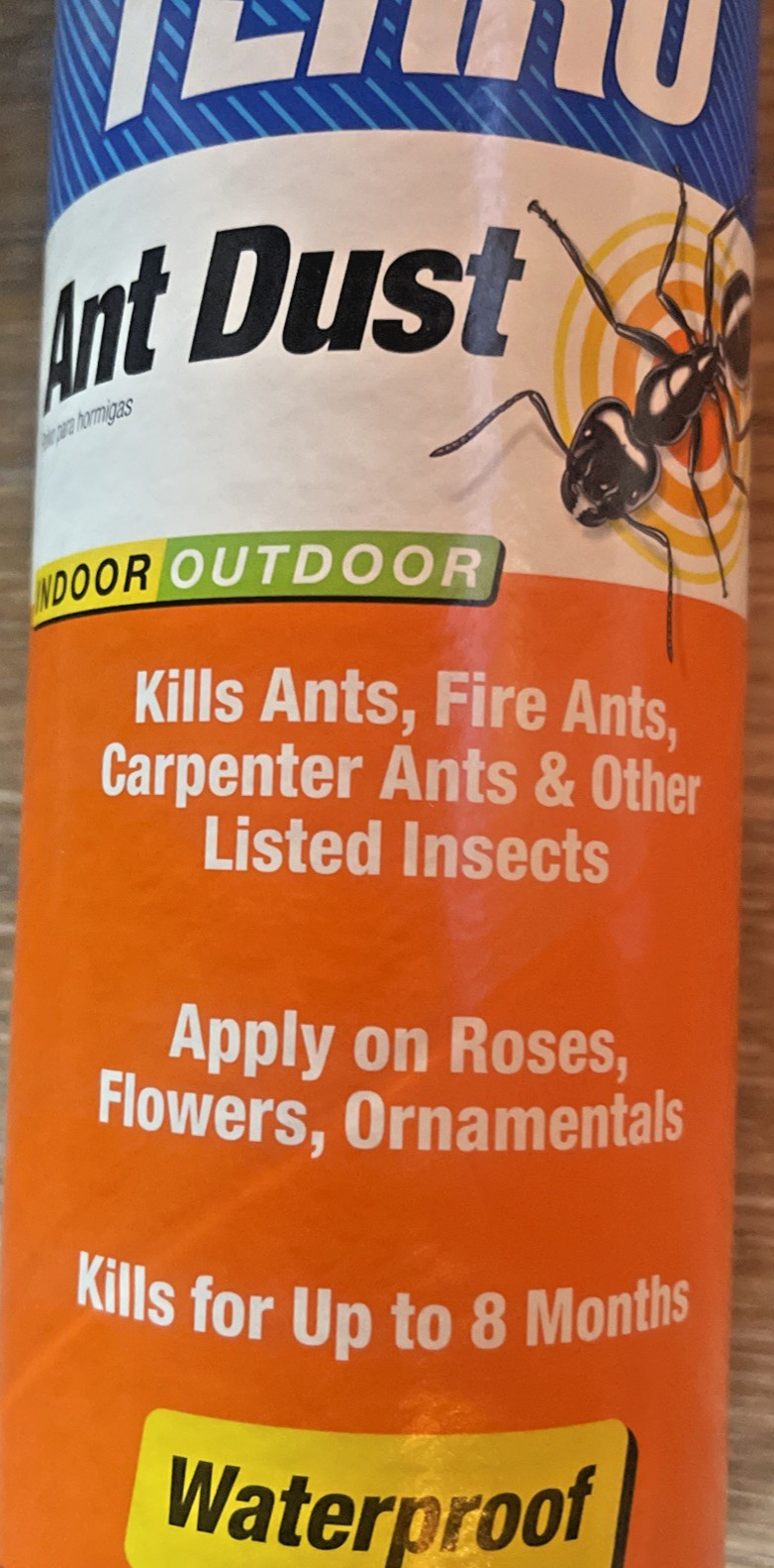 Terro Ant Dust Indoor/Outdoor Use Kills Ants, Fire Ants, Carpenter Ants 1 lb
