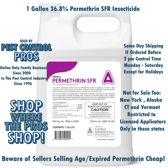 1 Gallon Permethrin SFR 36.8% Pest Insect Control Insecticide Termiticide 128 oz