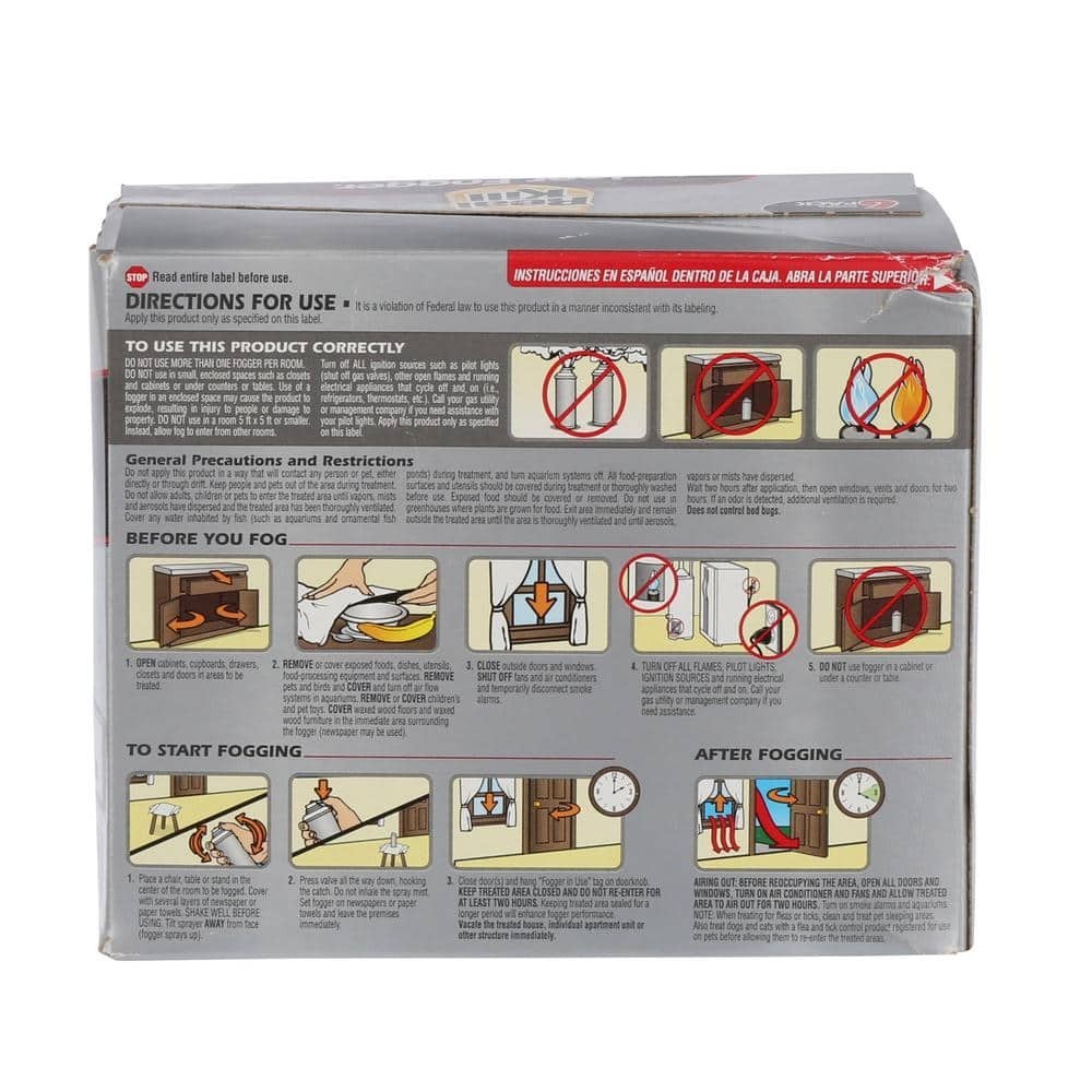 6 Can Fogger Insect Killer Bomb Indoor Bug Roach Spider Flea Tick Bed Kill – New