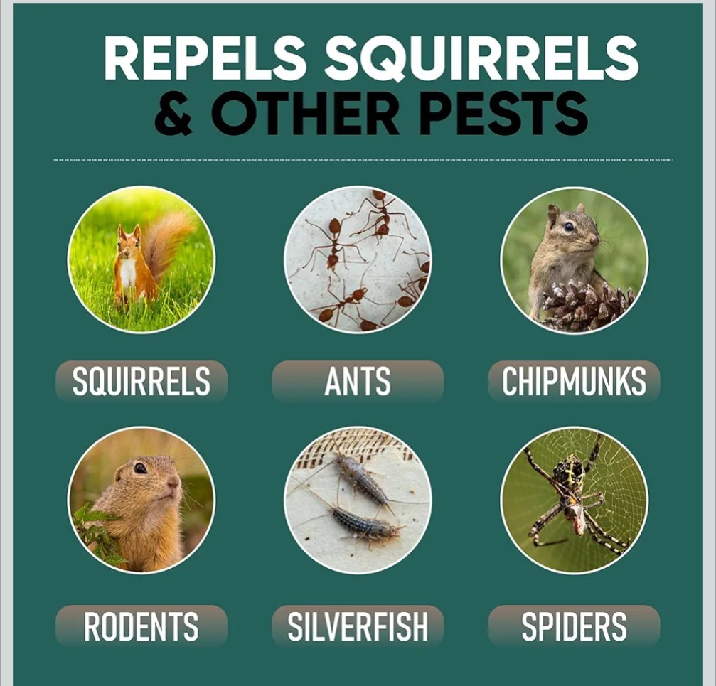 JL Rodent Block Pest Deterrent Pouch 6-Pack – All Natural Peppermint Oil