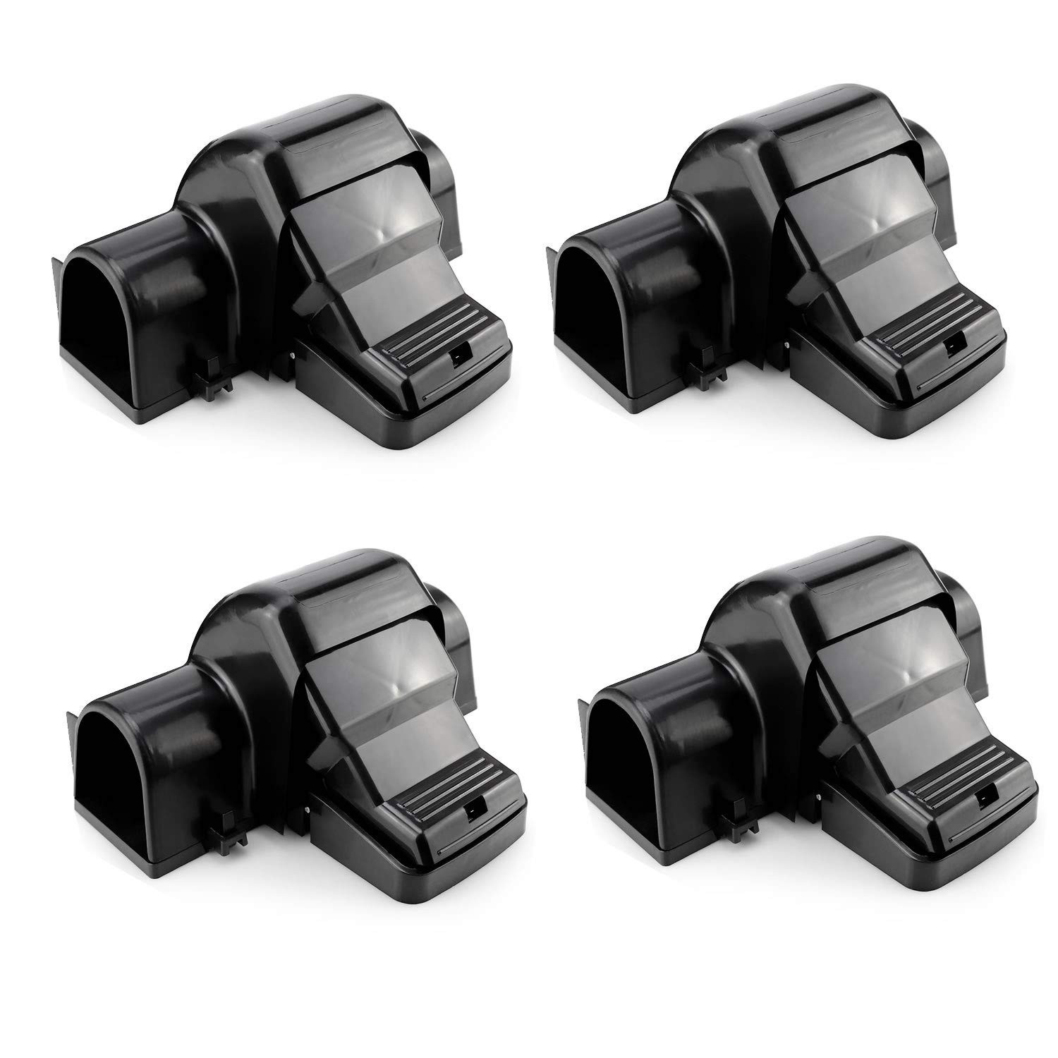 Pet-Safe Child-Safe Rat Traps – Dual Entry Tunnel Design, No Poison, 4 Pack
