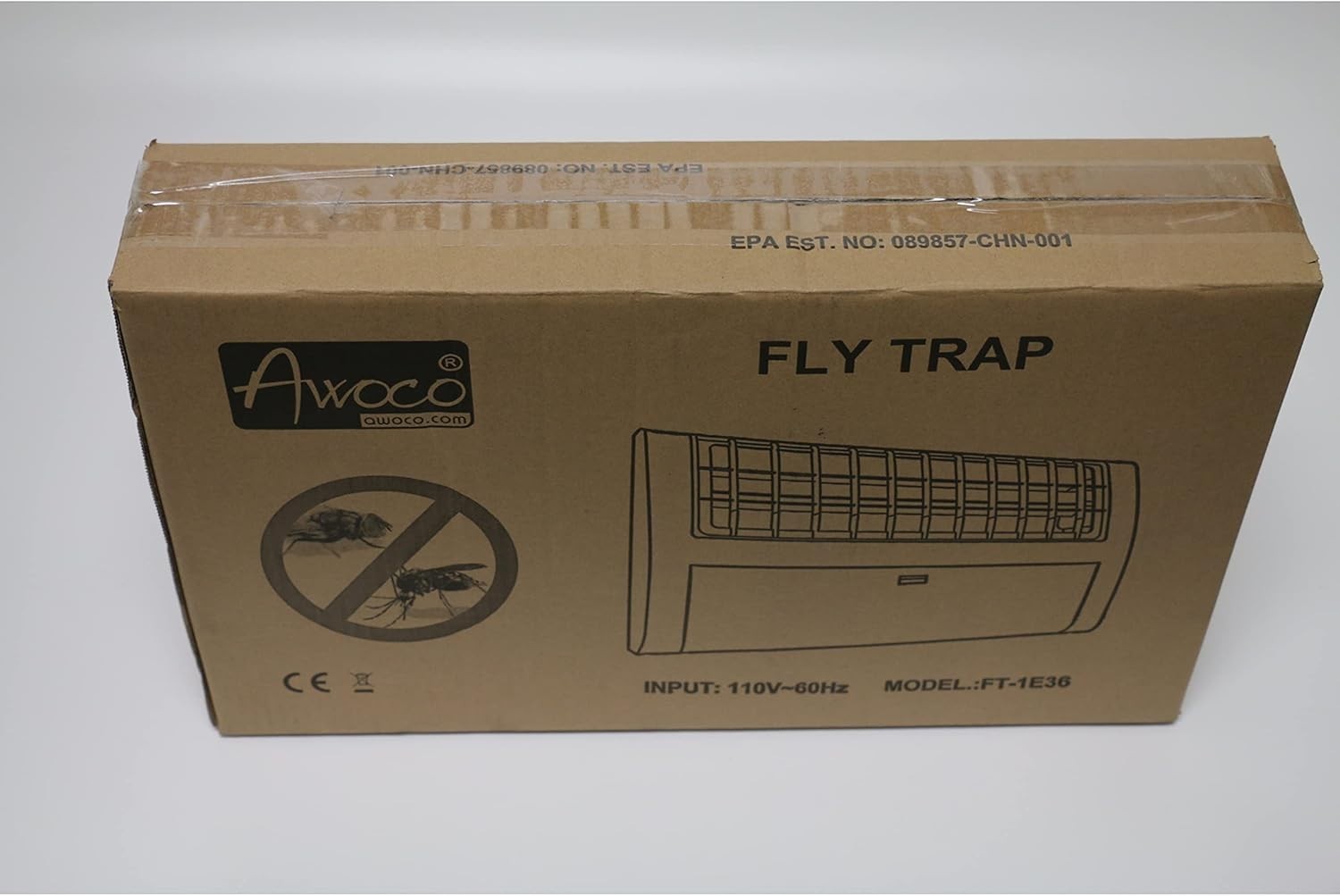Upgraded LED UV Fly Trap with 6 Glue Boards – Modern Design for Indoor Use