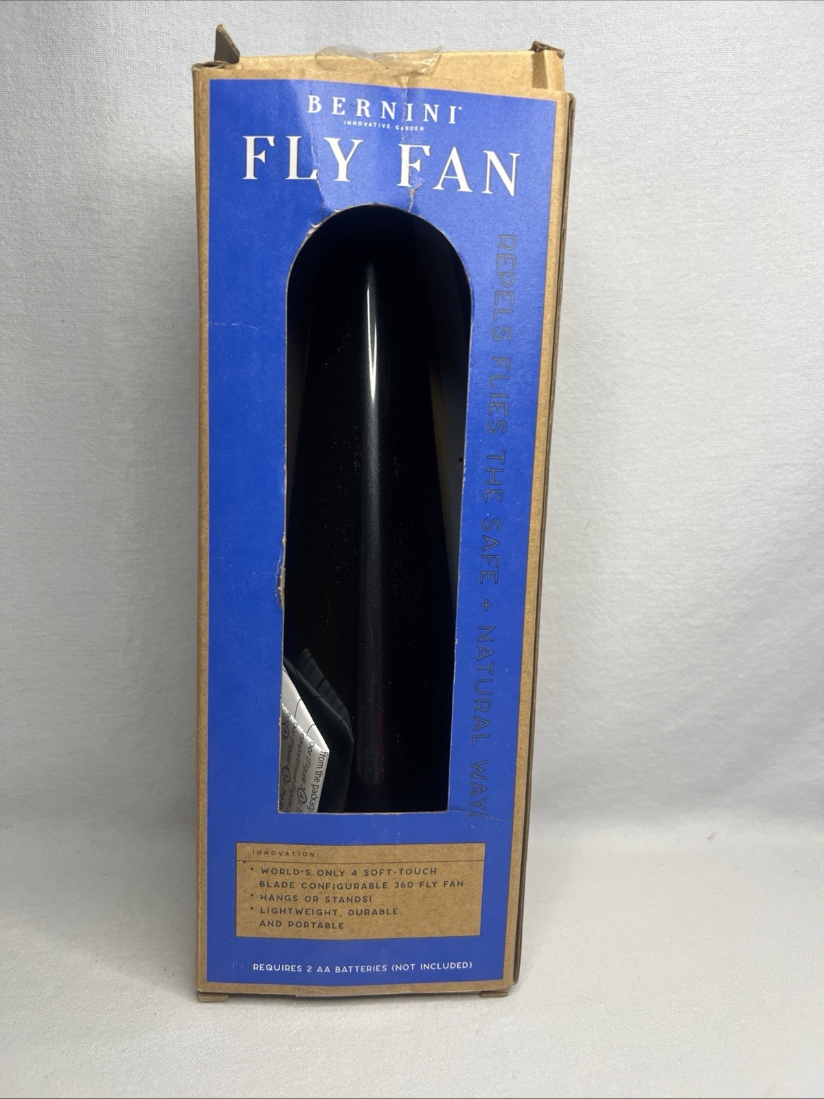 BerninI Fan Fly Repeller For Food Tables Indoor Outdoor Soft Fan Blades. B5