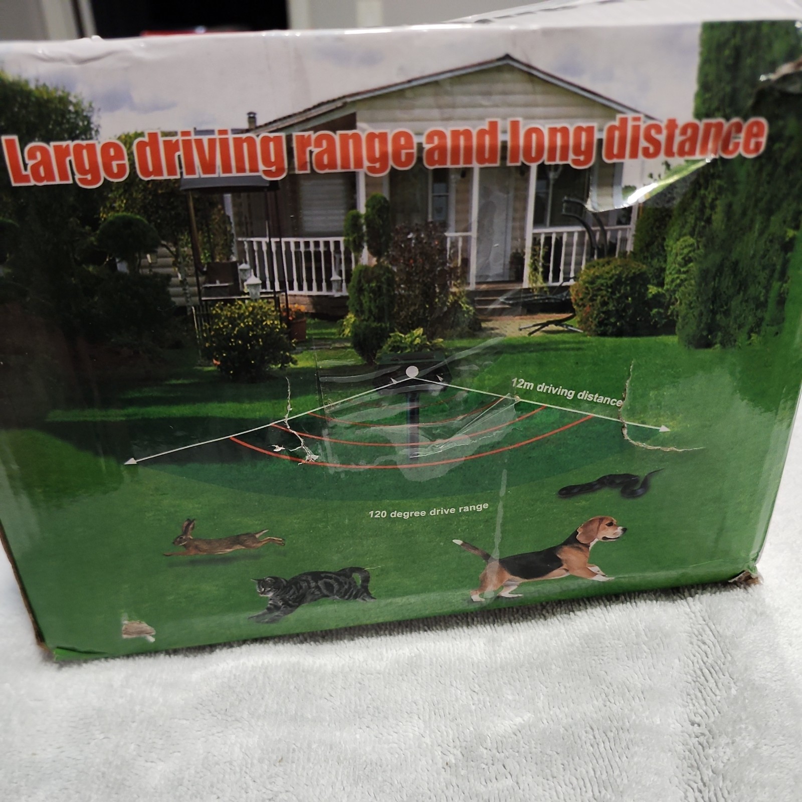 4 Pack Outdoor Solar Animal Repellent