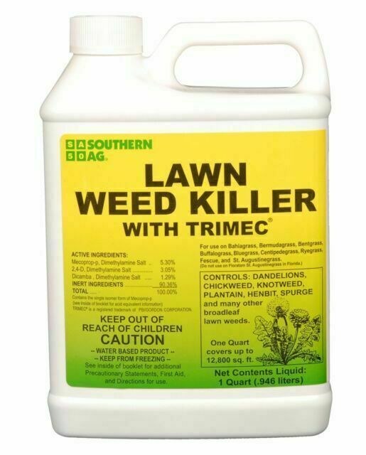 Southern Ag Lawn Weed Grass Killer with Trimec Broadleaf Weed Herbicide – 32 oz