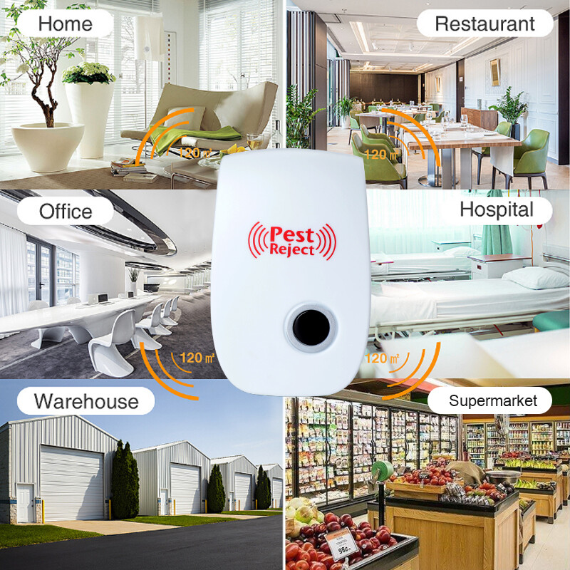Bulks Ultrasonic Pest Reject Home Control Electronic Repellent Rat Mice Repeller