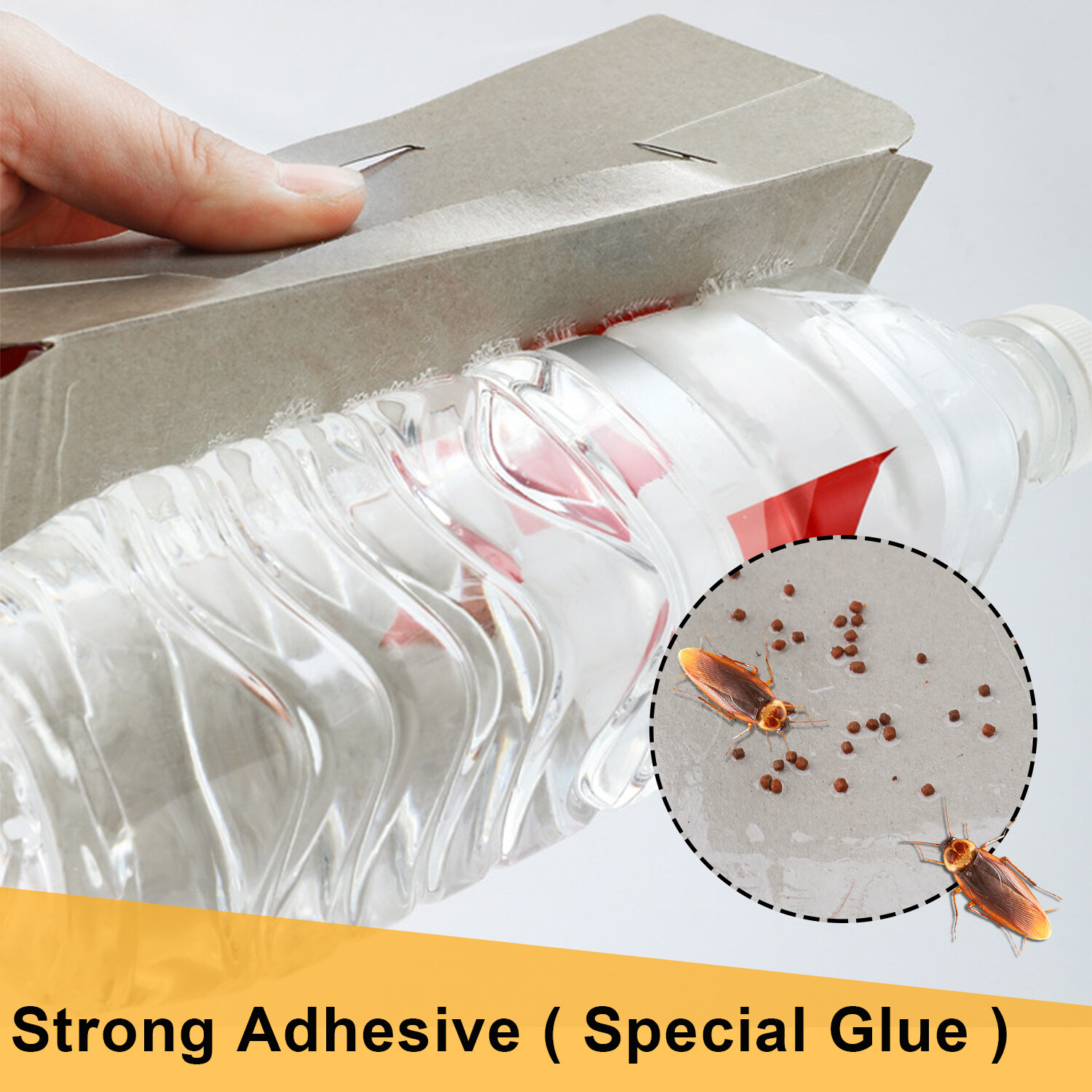 5-20PCS Roach Bait Glue Trap – Indoor Outdoor Cockroach Spider Pest Killer