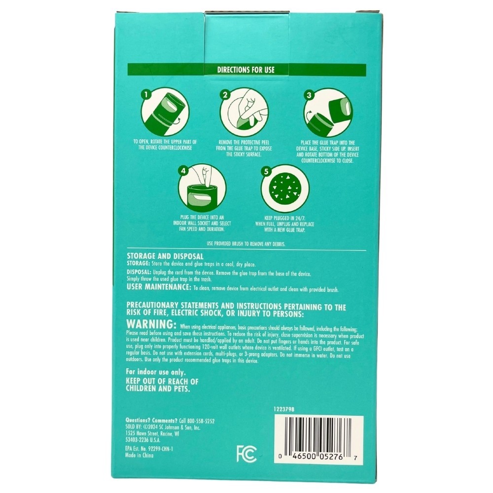 STEM Flying Insects Fan Trap Starter Kit: 1 Device + 5 Glue Traps