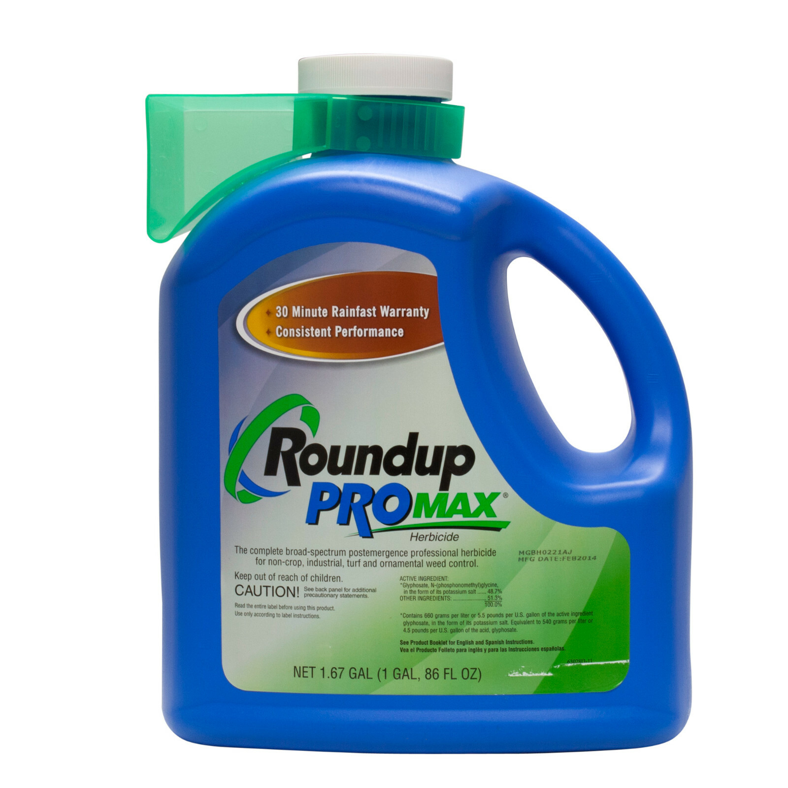 Roundup Pro Max (1.67 Gals) Weed & Brush Killer Herbicide Turf Ornamental Weeds