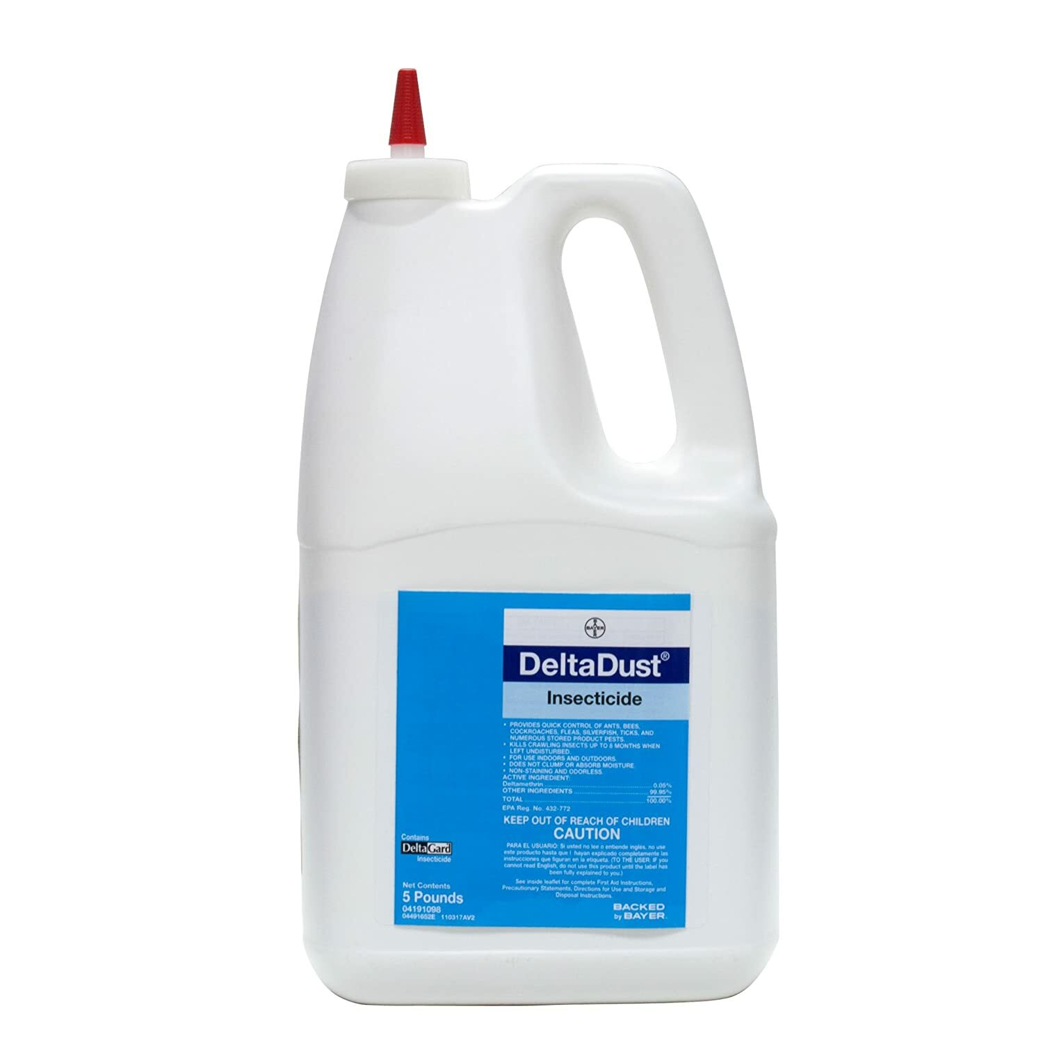 Delta Dust 5 lb Control Cockroaches Ants Bed Bugs Beetles Moths by Bayer