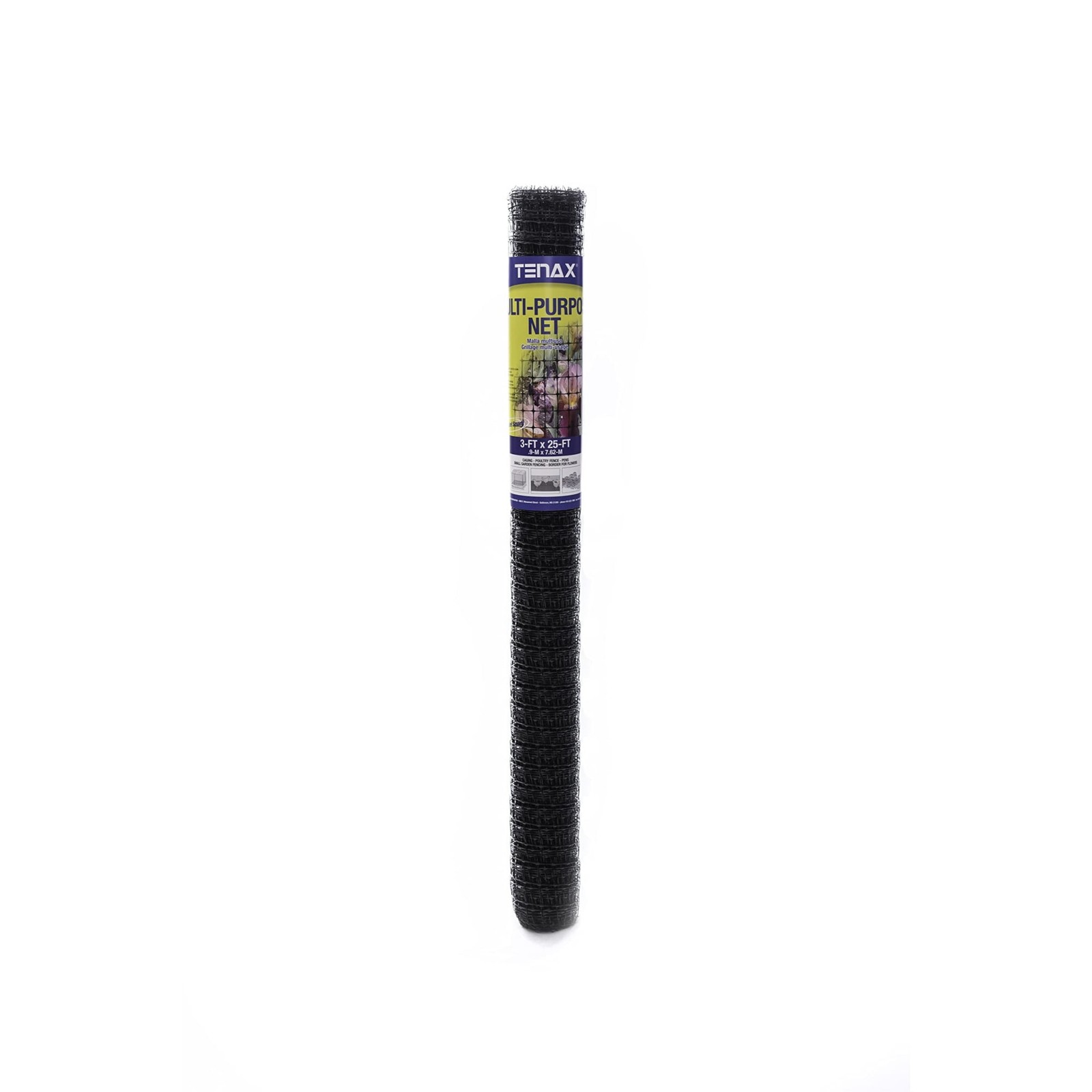 3ft H x 25ft L Polypropylene Multi-Purpose Netting W/ Heavy Duty & UV Resistant