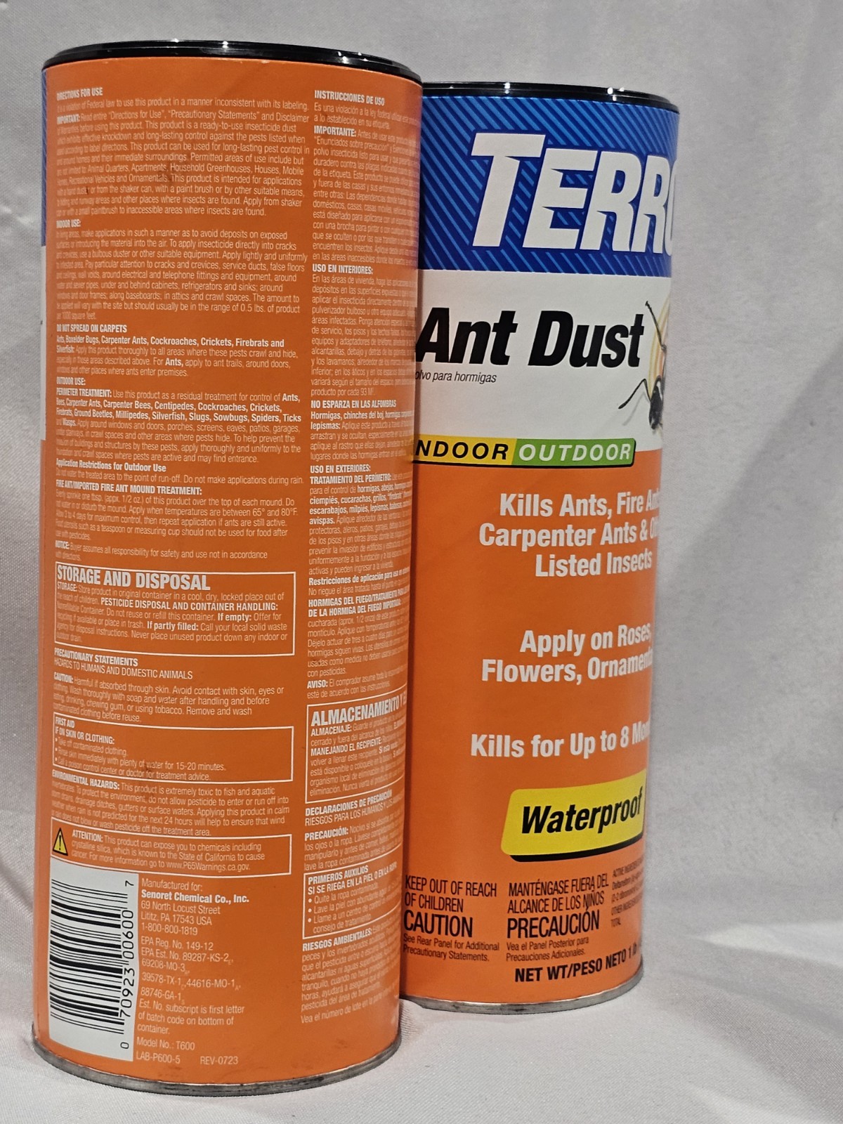 x2 Terro Ant Dust Indoor/Outdoor Use Kills Ants, Fire Ants, Carpenter Ants 1 lb