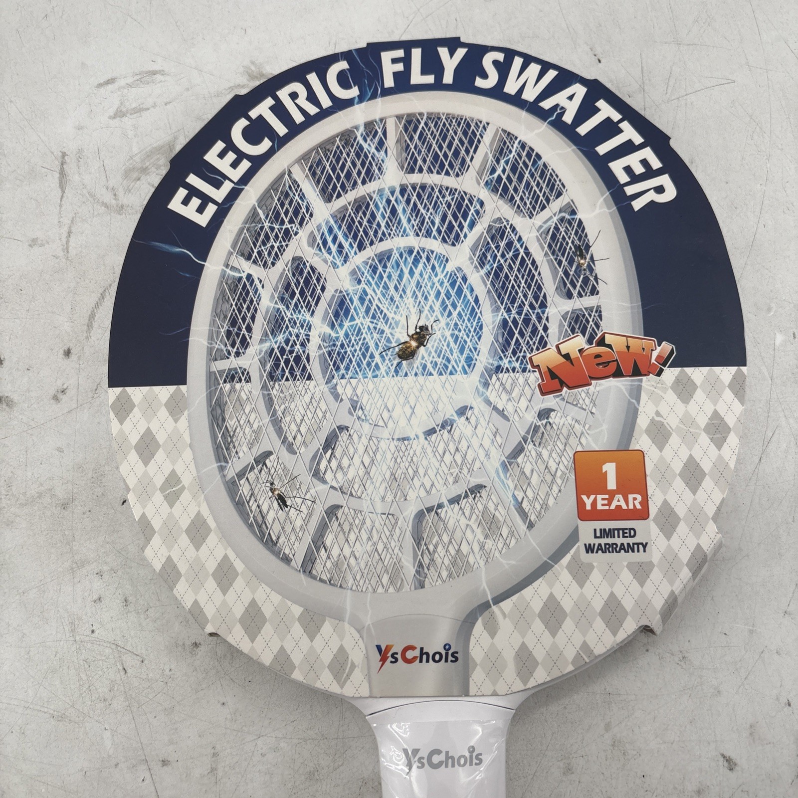Electric Fly Swatter, Bug Zapper, Mosquito Zapper Racket (A565)