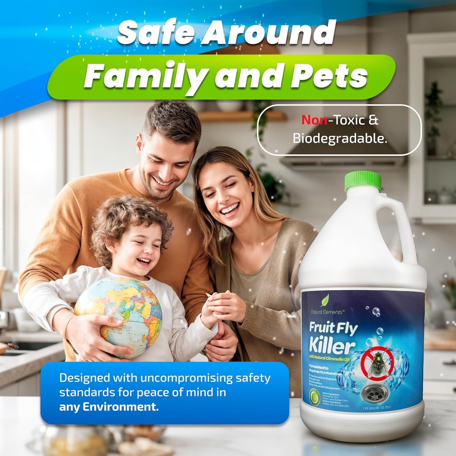 Fruit Fly Killer | Drain Flies, Gnats, Flying Ants | Home & Commercial Use | …