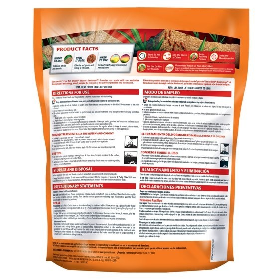 2 pack Spectracide Fire Ant Shield Mound Destroyer Granules 3.5 lb Ant Killer