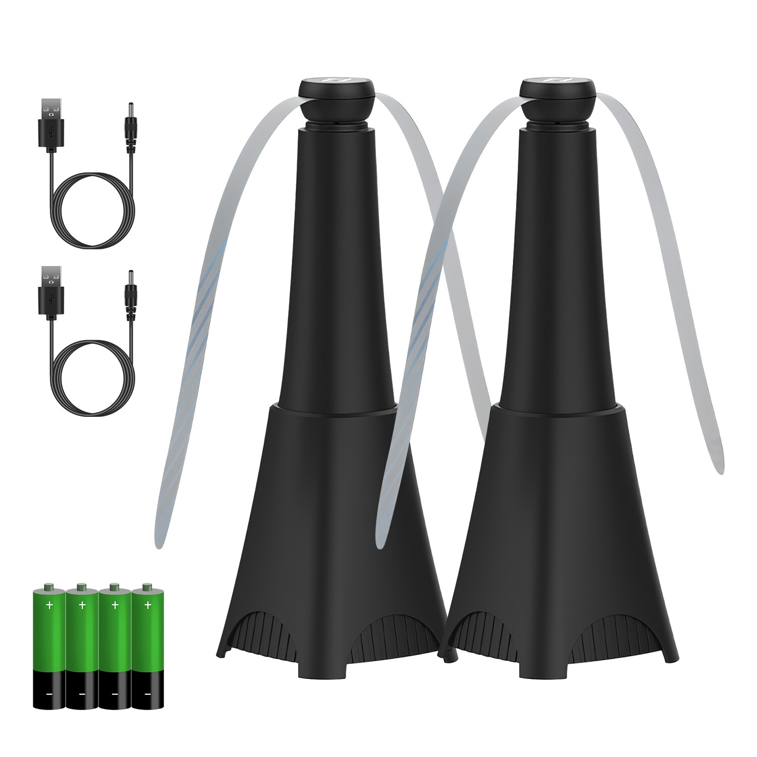 2PCS Rechargeable Fly Repellent Fans for Fly & Insect Bug Fan Table Top