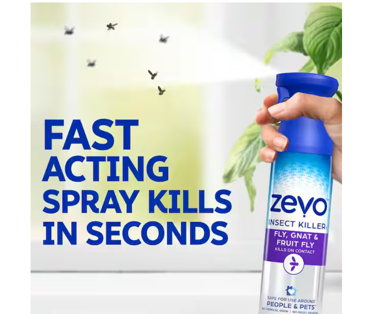 ZEVO 10 oz. Fly, Gnat and Fruit Fly Insect Killer Spray