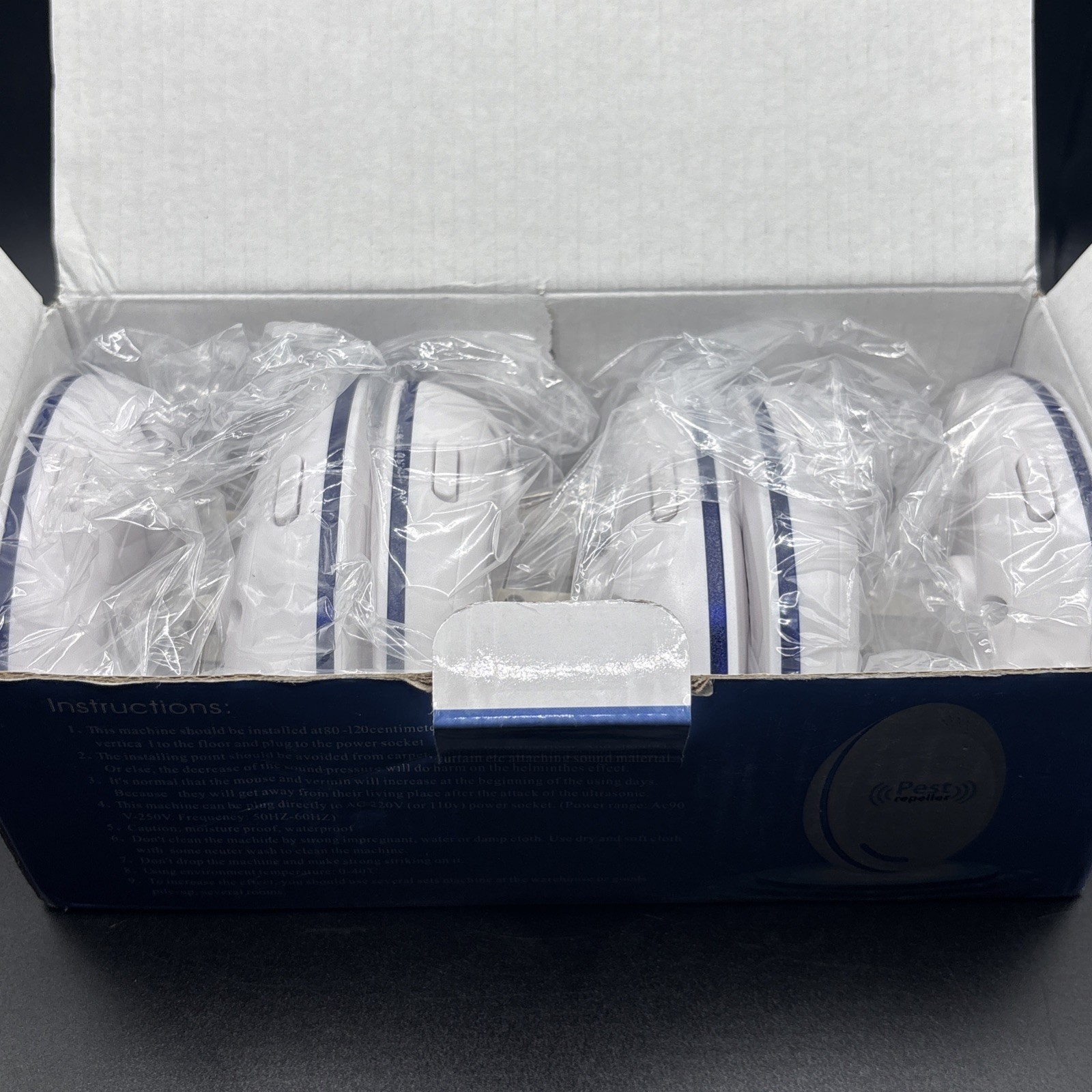6 Pack Ultrasonic Pest Repeller Electronic Plug in Indoor Control Repelente US
