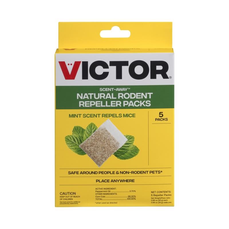 Victor Scent-Away 5 oz Organic Rodent Repellent Pouch 30 Day Indoor