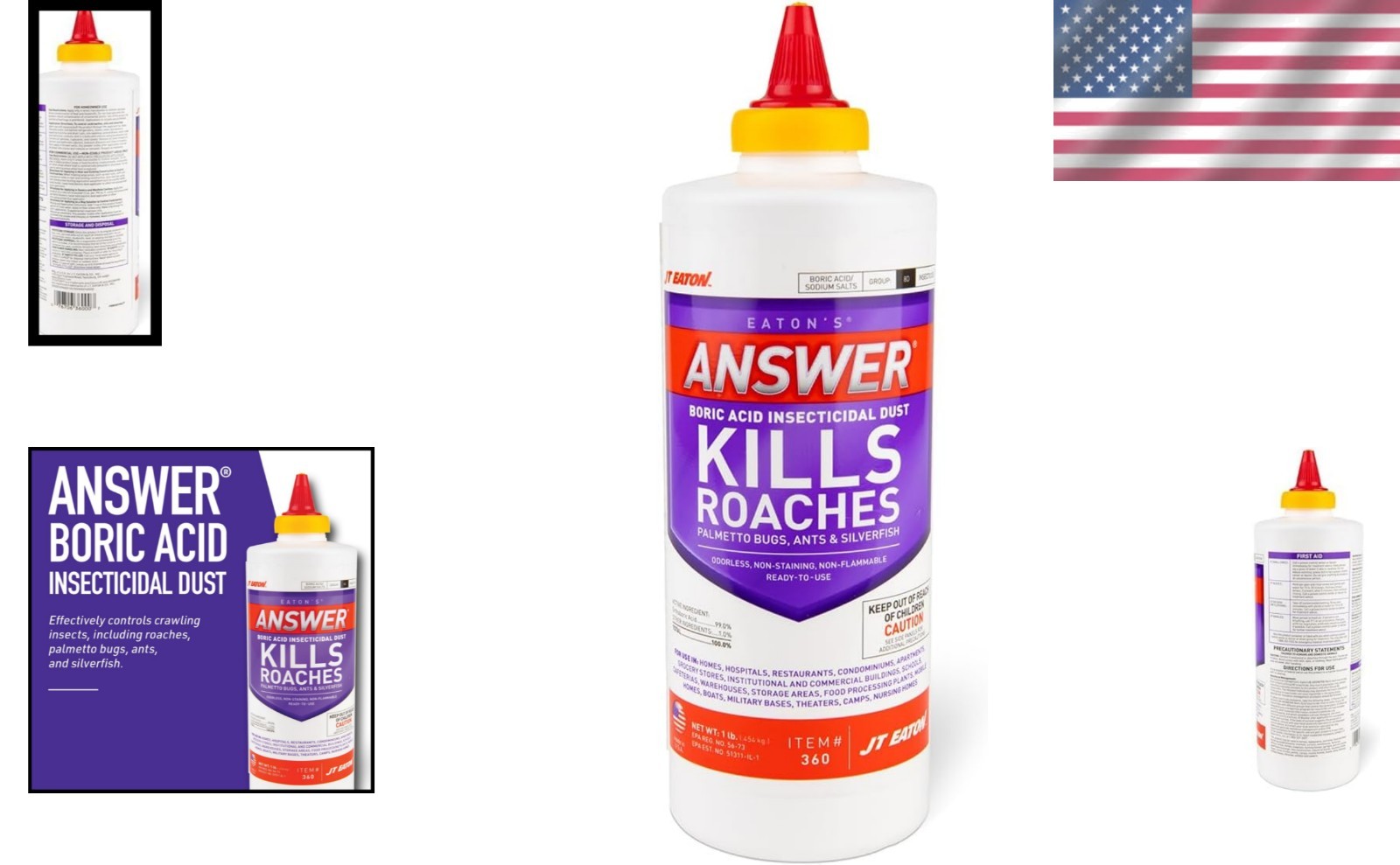 Multi-Purpose Boric Acid Powder – Eliminate Roaches, Ants & Silverfish Safely