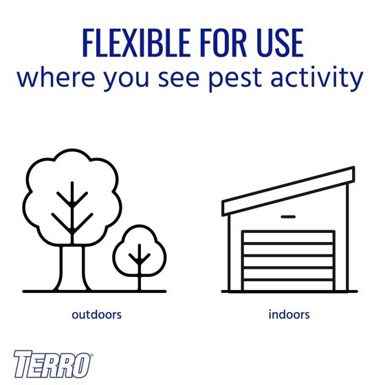 TERRO Roach Bait Powder + Applicator Kills Cockroach Ants Earwigs Silverfish