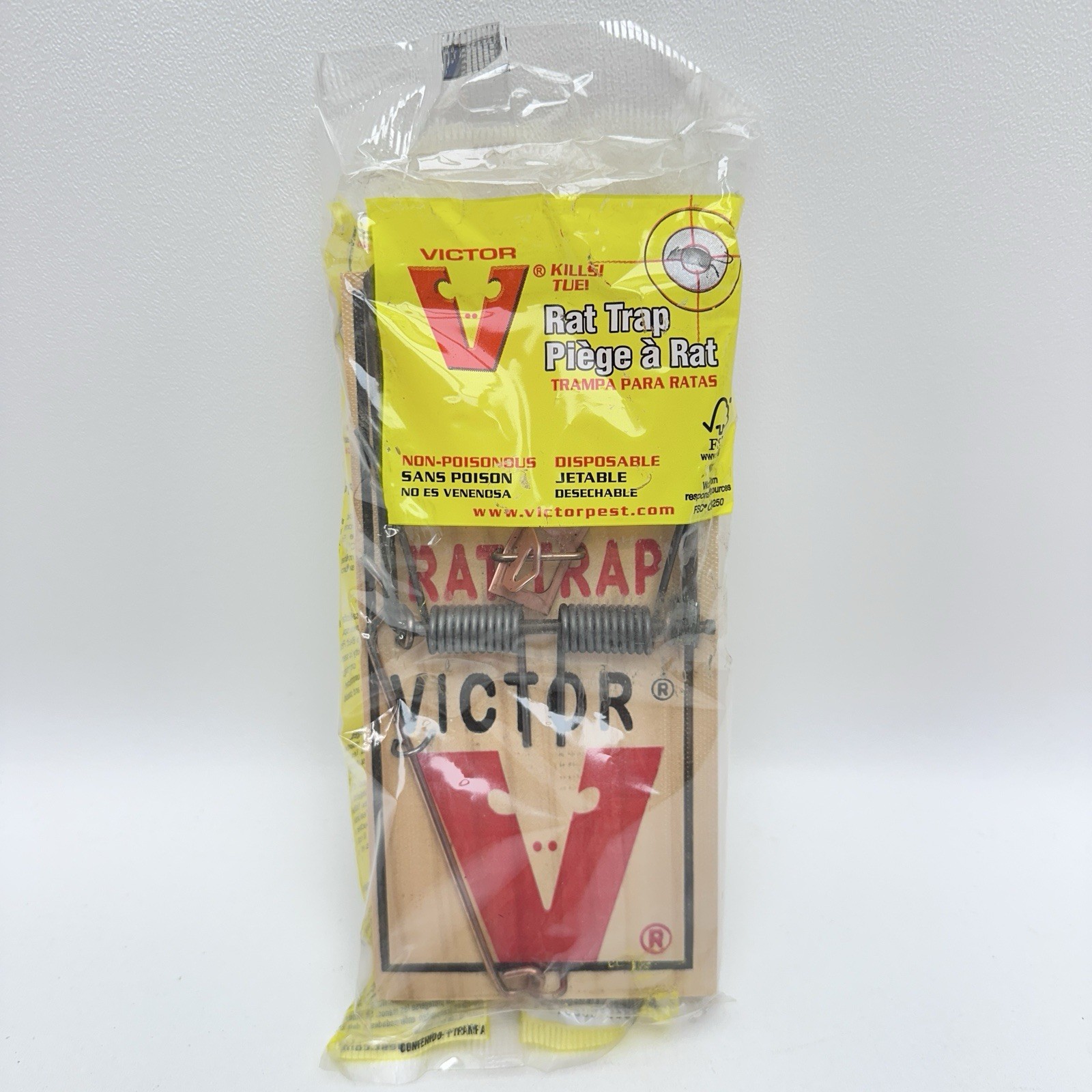 (6) Victor Wooden Rat Trap – New In Package