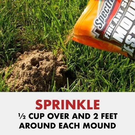 Spectracide Fire Ant Shield Mound Destroyer Granules 3.5 lb Ant Killer