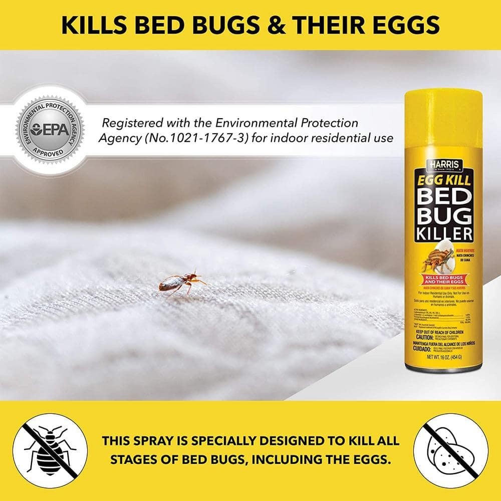 Bed Bug Killer Spray (16 oz.) – Kills Eggs & All Stages