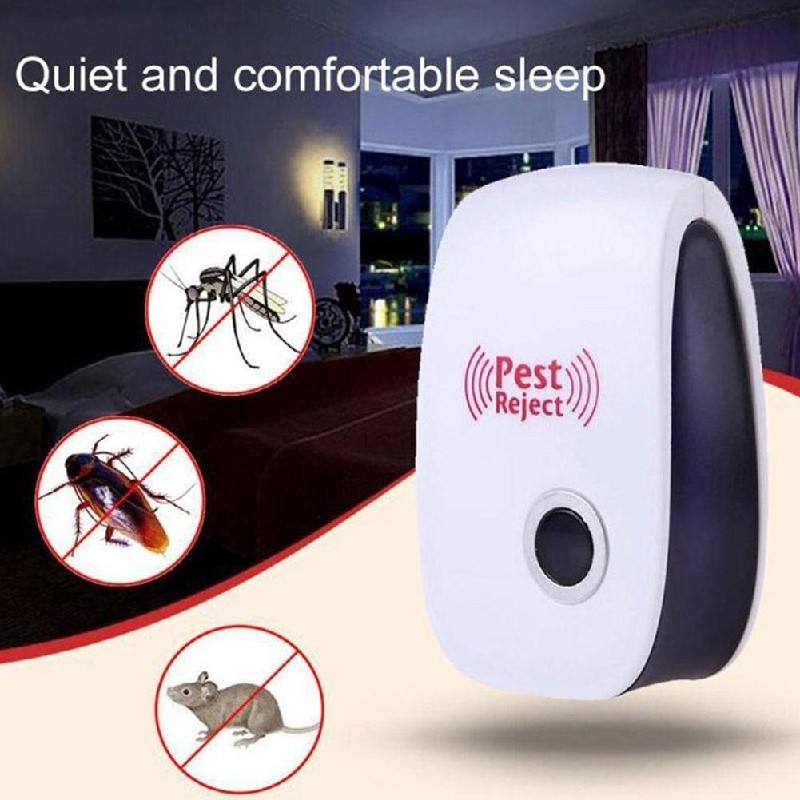 6~10x Ultrasonic Pest Reject Home Control Electronic Repellent Rat Mice Repeller