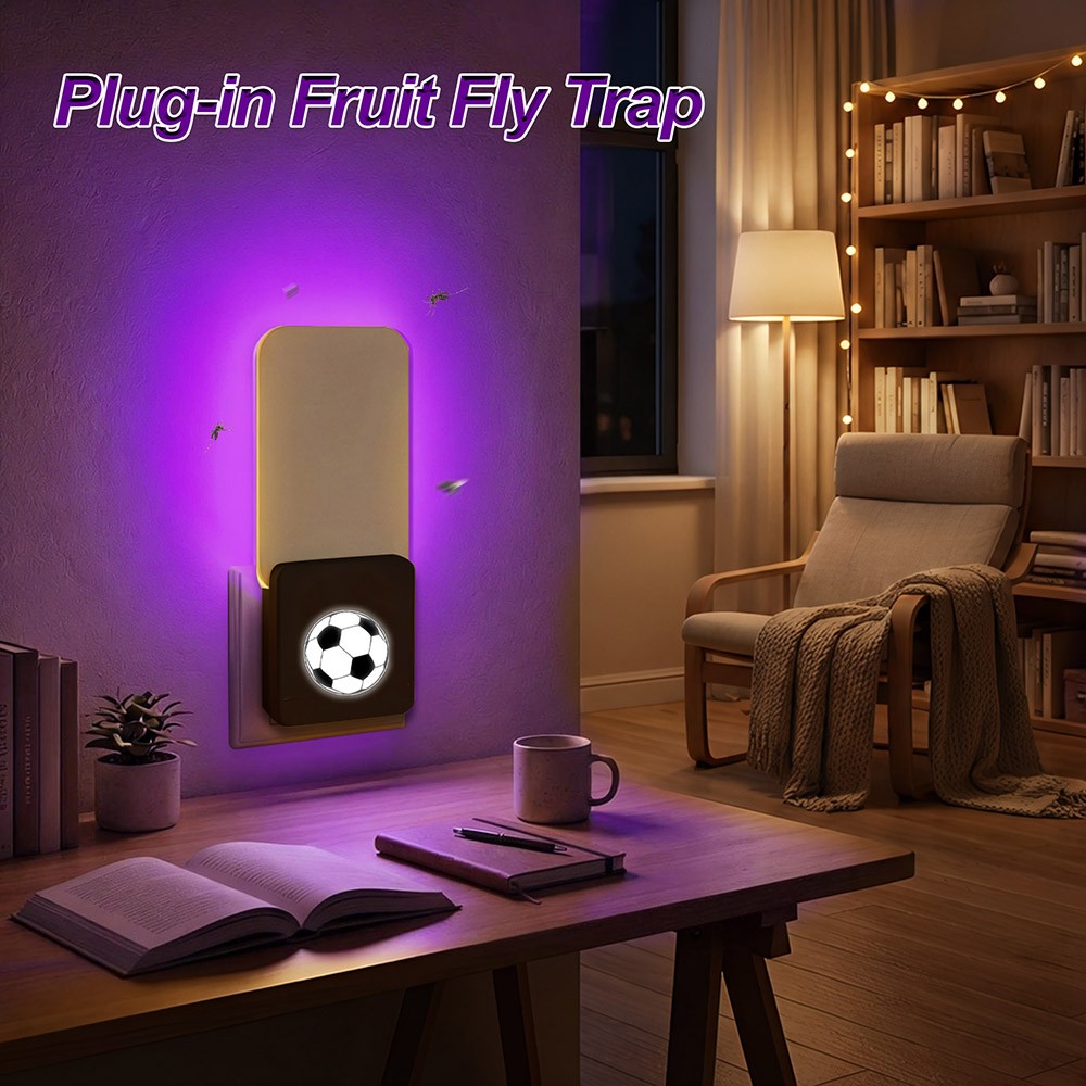 UV Light Fly Trap Mosquito Killer Sticky Glue Bug Zapper for Flies Gnats Indoor