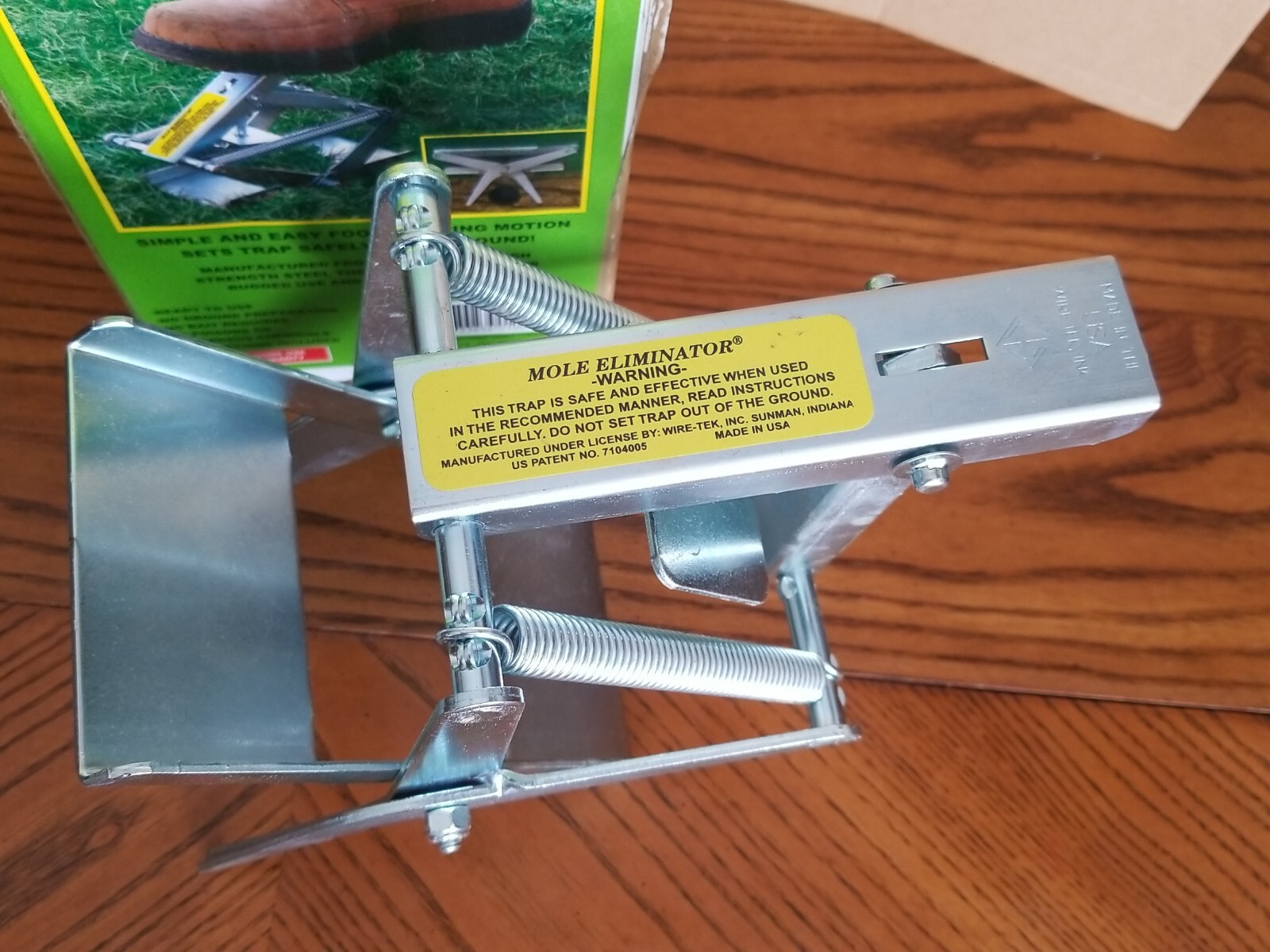 Wire Tek 1001 EasySet Mole Eliminator Trap MADE IN THE USA