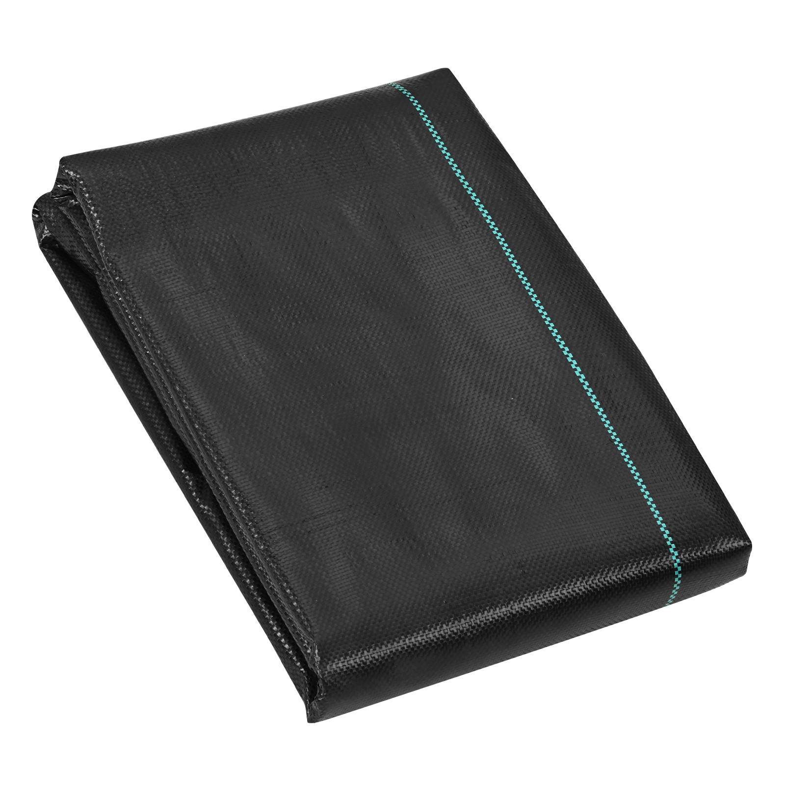 Heavy Duty Woven Weed Barrier Fabric 4′ x 50′ Black Polypropylene