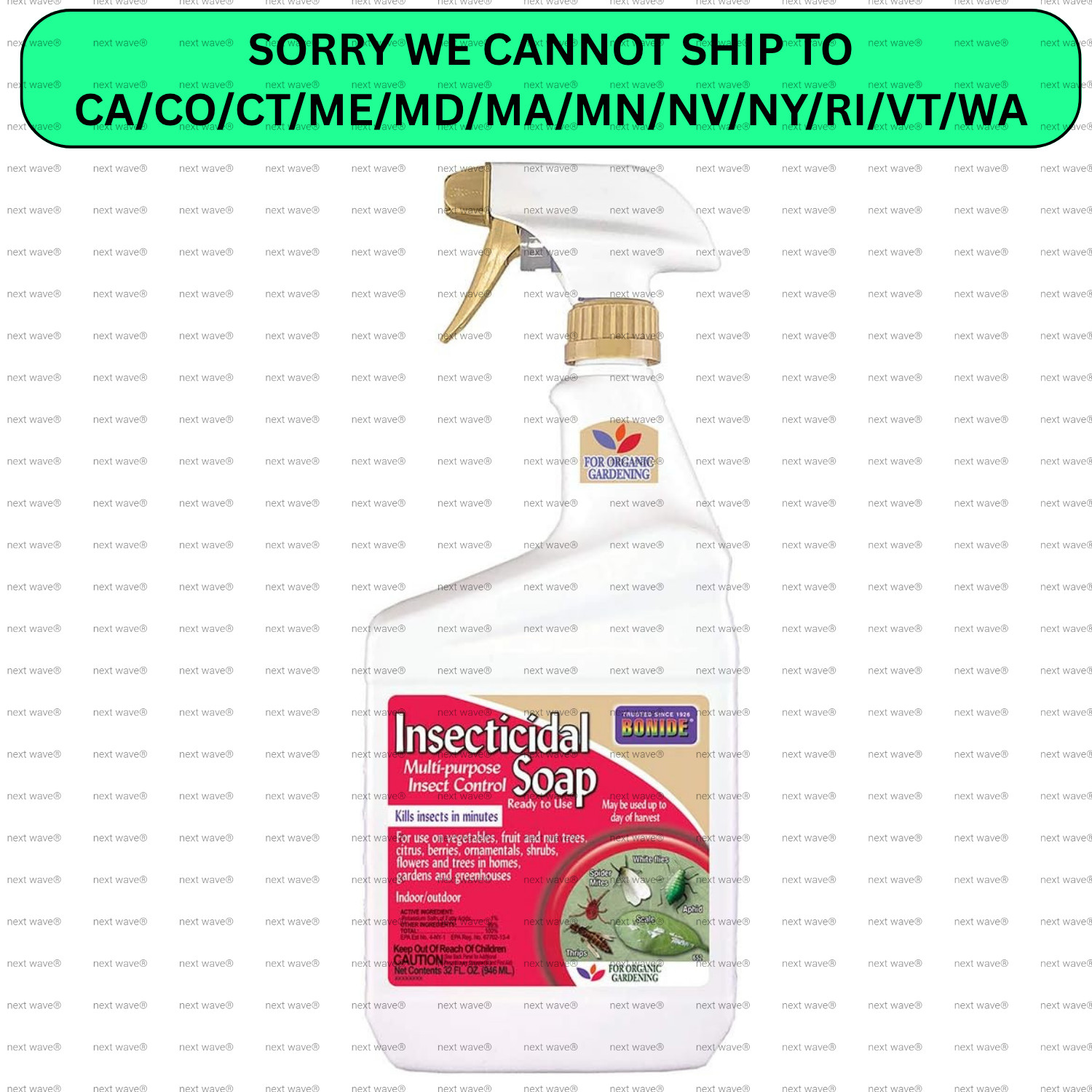 Insecticidal Soap 32 oz RTU Spray – Organic Multi-Purpose Insect Killer Indoors/