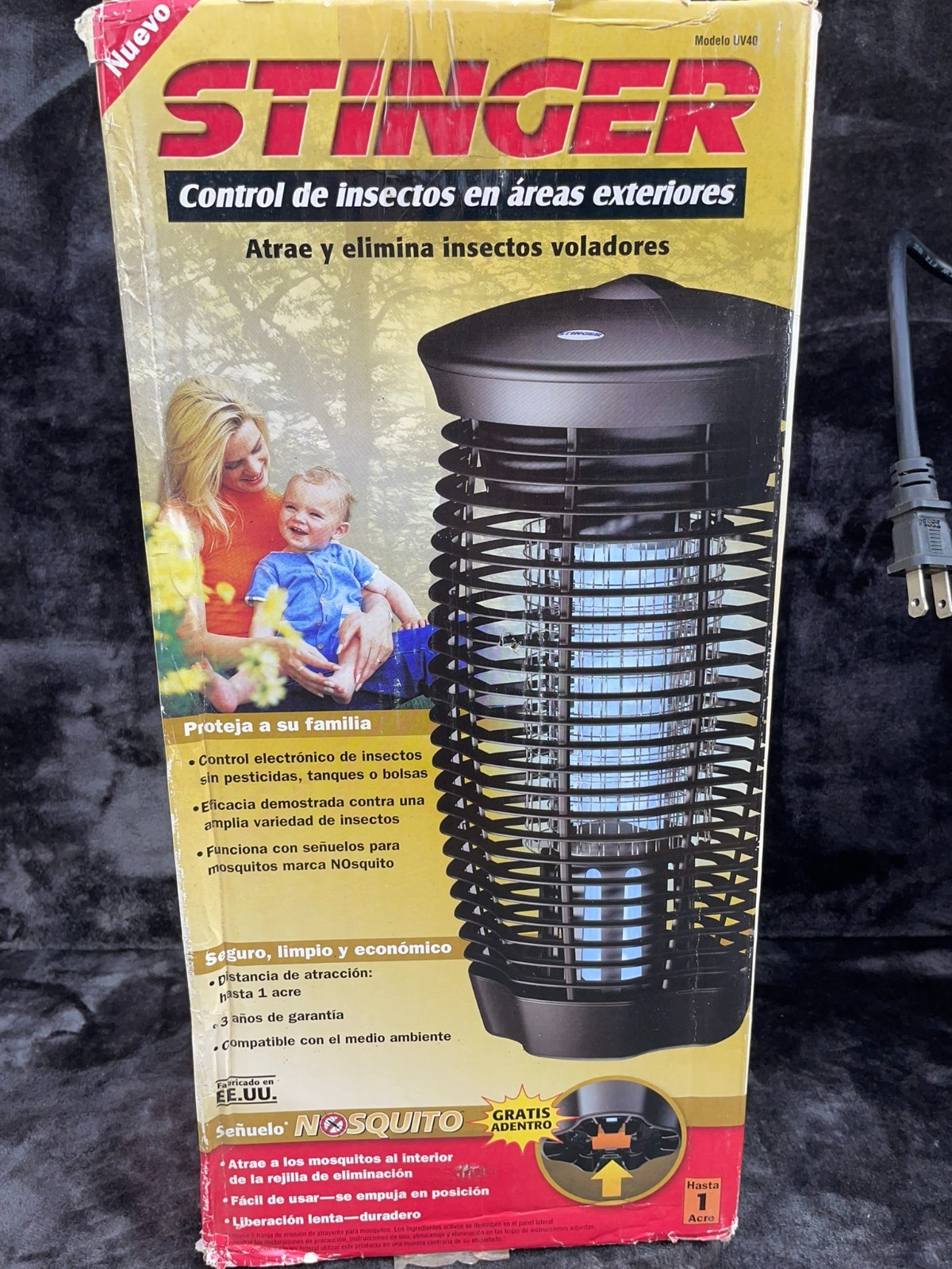 Stinger UV40 Outdoor Insect Control Bug Zapper Lantern 1 Acre TESTED No Lure