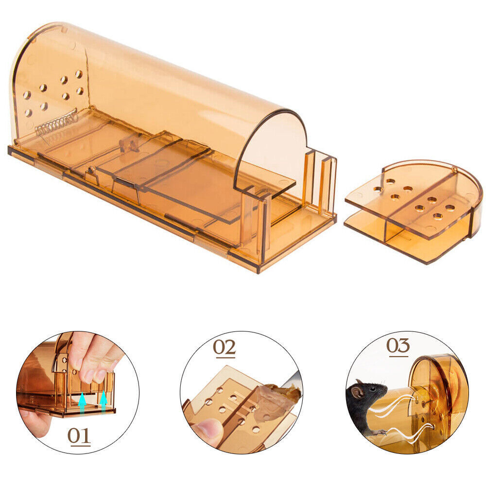 USA Mouse Trap Rat Trap Rodent Trap Live Catch Cage, Easy to Set Up and Reuse