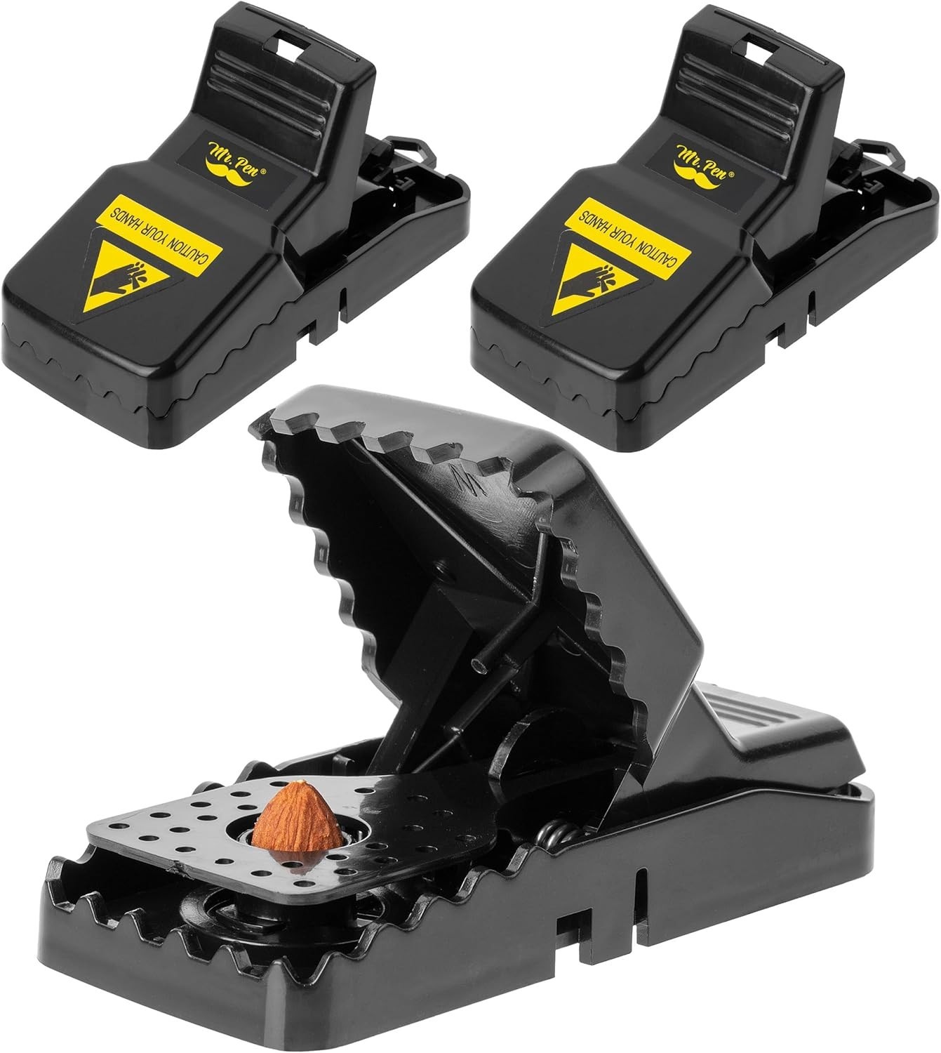 Sensitive Trigger Mouse Traps – Modern, Reusable, 3 Pack for Home & Garden