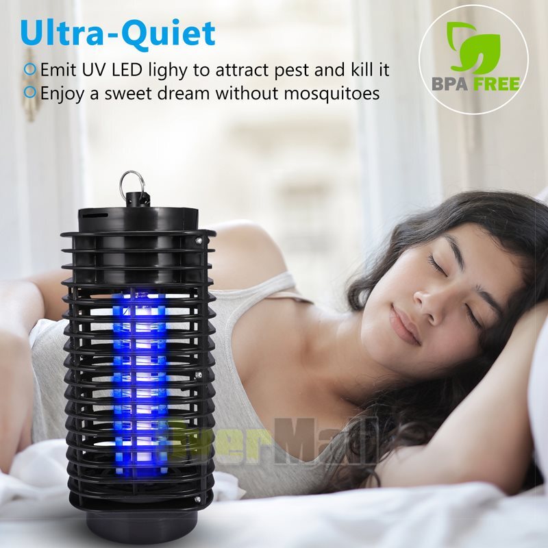 Indoor Zapper Electric Insect Fly Pest Bug Gnat and Mosquito Bug Trap Lamp