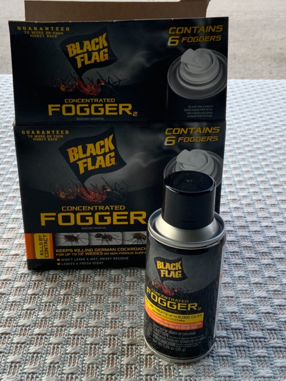 6 Can Fogger Bomb Insect Killer Bug Flies Roach Spider Indoor Bed Kill Shot Tick