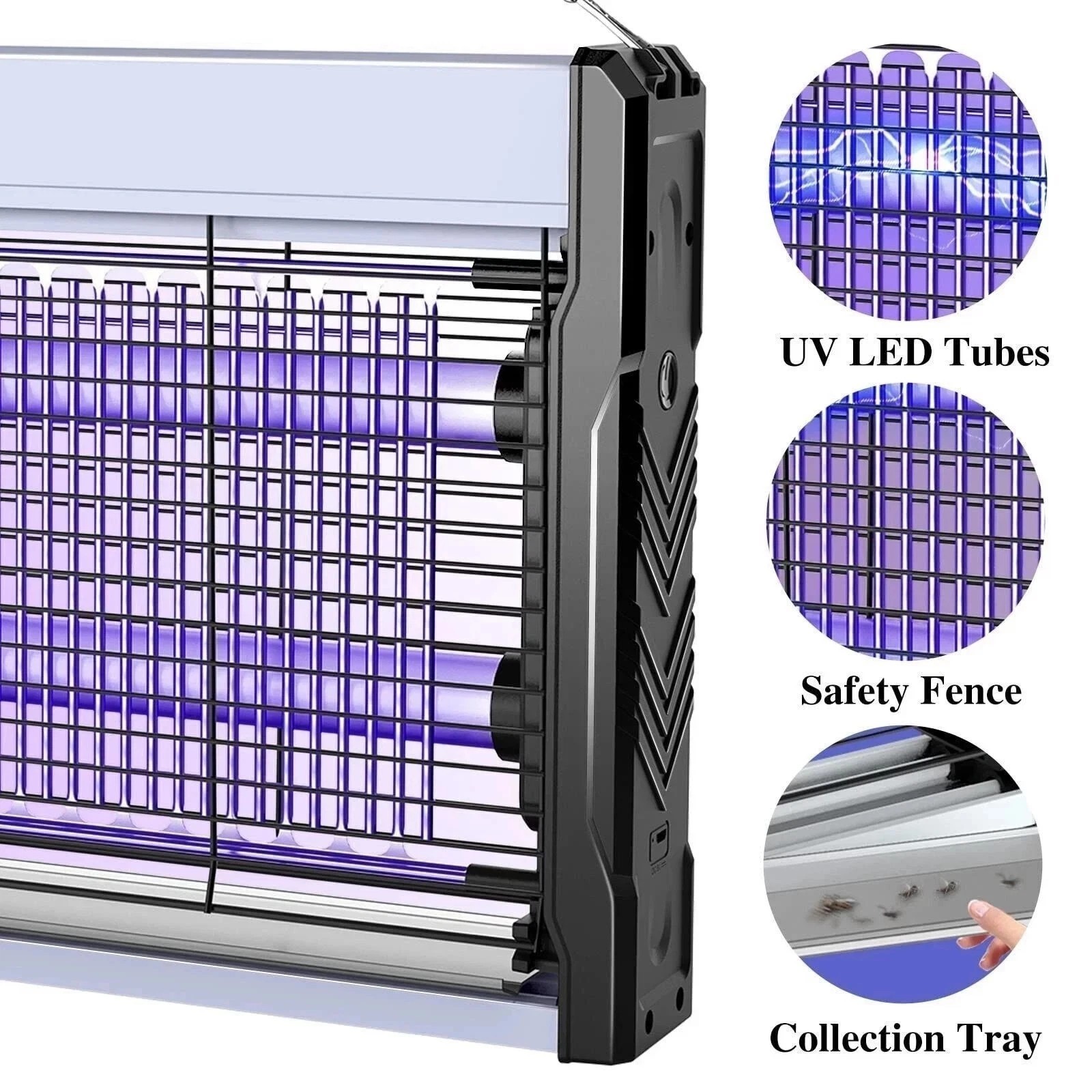 Electric Mosquito Insect Killer Zapper LED Light Fly Bug Trap Pest Control Lamp